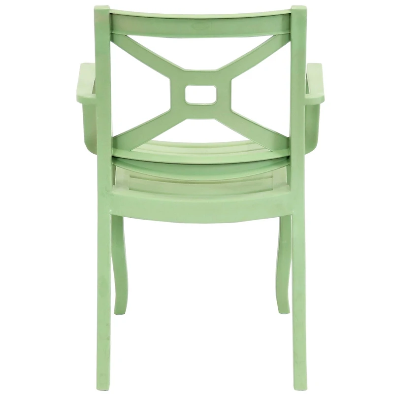 Polypropylene Stackable Tristana Outdoor Patio Arm Chair