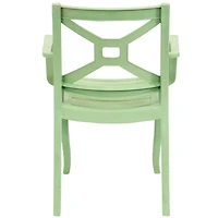 Polypropylene Stackable Tristana Outdoor Patio Arm Chair