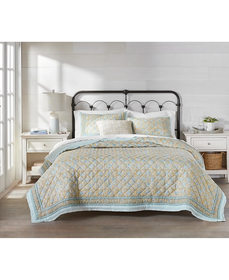 Charter Club Embroidered Tiles Decorative Pillow, 20" x 20", Exclusively at Macy's