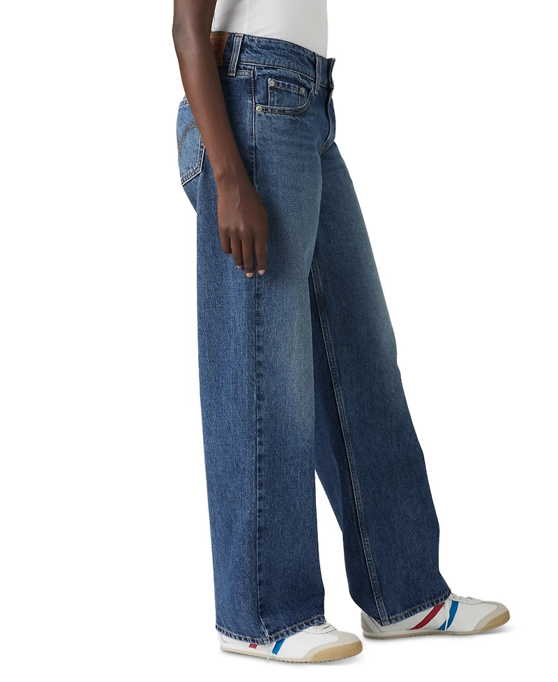 Levi's Women's Super-Low Double-Button Relaxed-Fit Denim Jean
