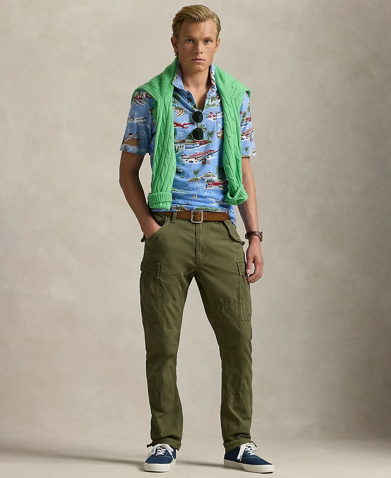 Polo Ralph Lauren Men's Standard-Fit Bear Linen-Cotton