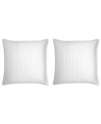 Hotel Collection Chain Links 2-Pc. Sham Set, European, Exclusively at Macy's