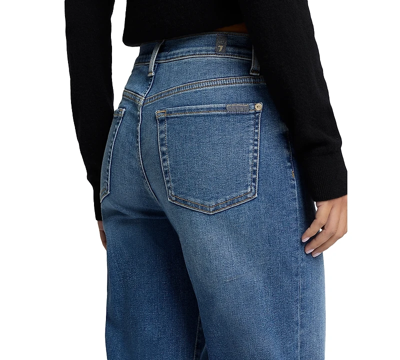 7 For All Mankind Women's Alexa Cropped Cutoff Jeans
