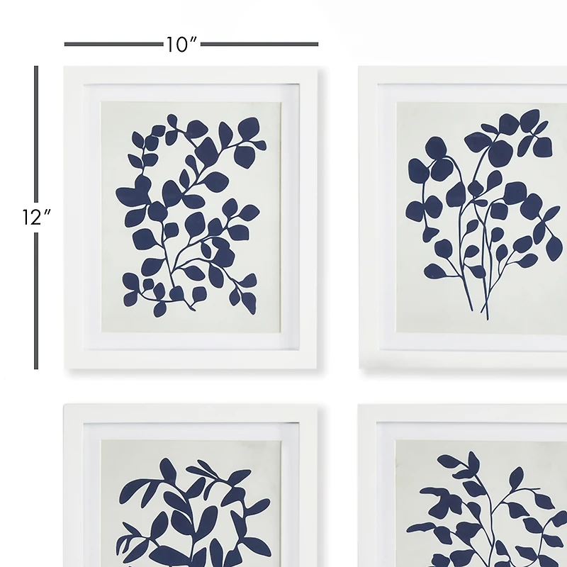 Leafy Vine Prints Set of 4