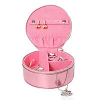 Hello Kitty Round Zip Around Jewelry Travel Storage