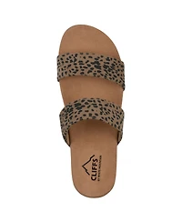 Cliffs by White Mountain Women's Tahlie Slide Slip-On Sandals