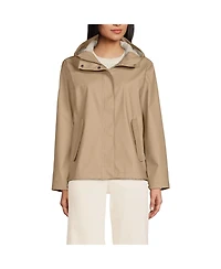 Lands' End Women's Squall Waterproof Rain Slicker Jacket