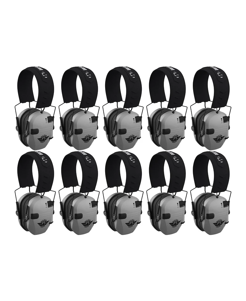 Walkers Razor Electric Slim (Talk to Me Goose Grey) Earmuffs 10-Pack