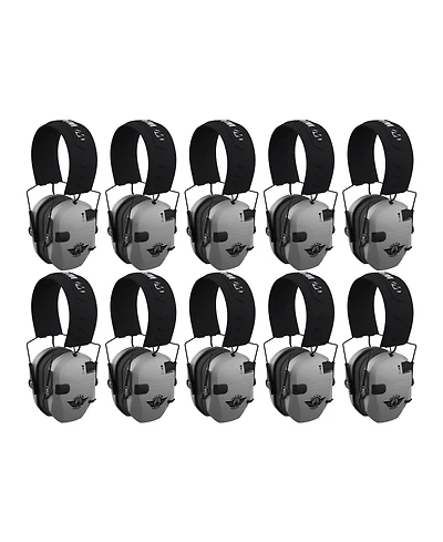 Walkers Razor Electric Slim (Talk to Me Goose Grey) Earmuffs 10-Pack