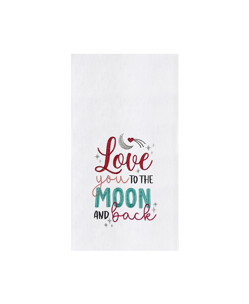 Valentine's Day "Love You To The Moon And Back" Kitchen Dishtowel
