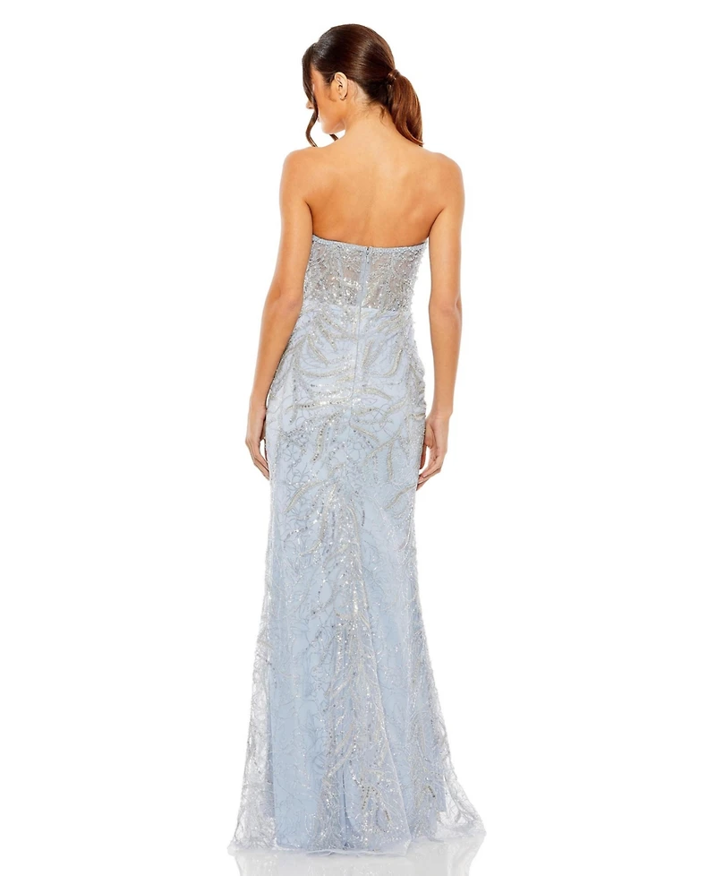 Mac Duggal Women's Strapless Embellished Gown
