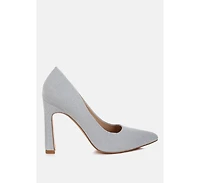 Uboa Slim Block Heel Pumps
