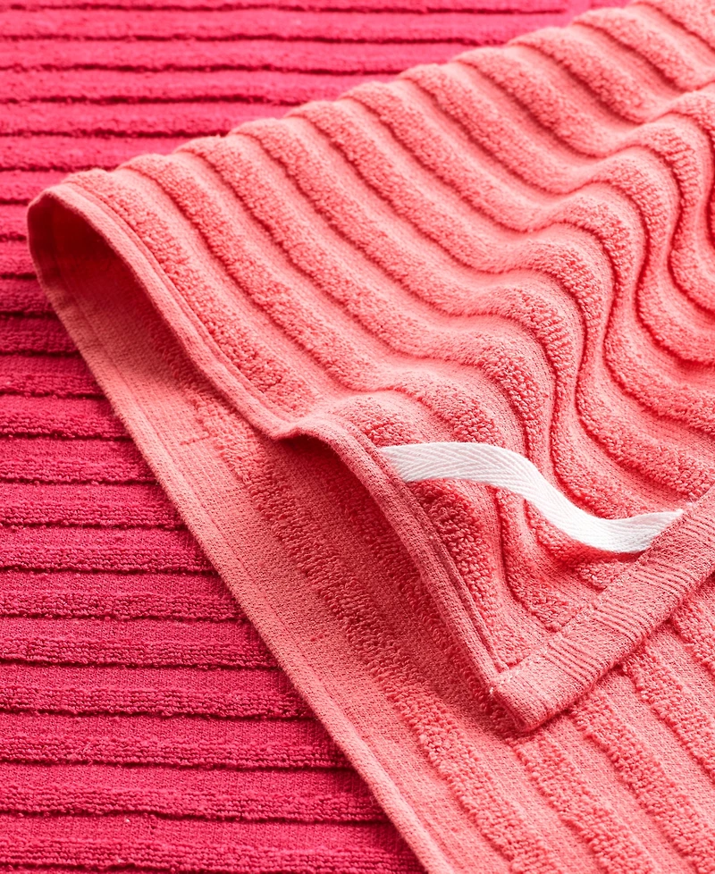 The Cellar 2 Pack Linear Sculpted Towels, Exclusively at Macy's