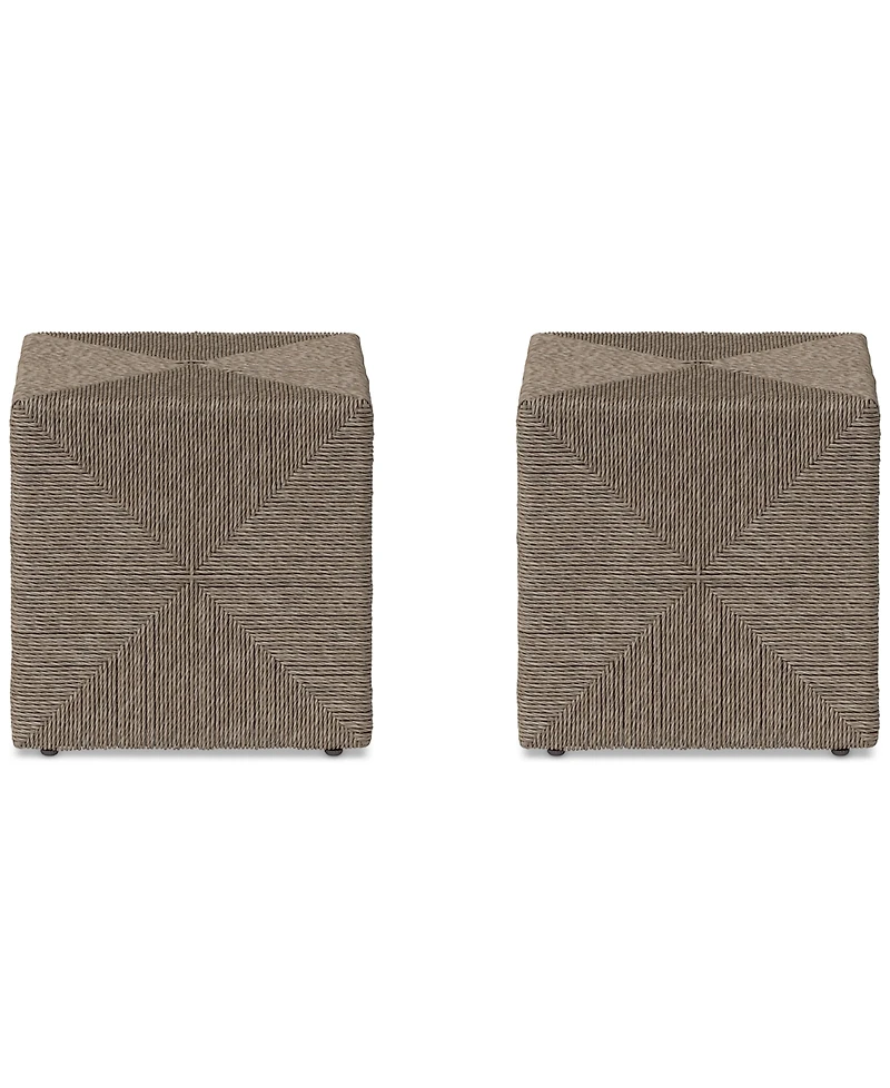 Sonetta Outdoor Seating Cube, Set of 2, Created for Macy's