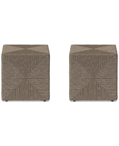 Sonetta Outdoor Seating Cube, Set of 2, Created for Macy's