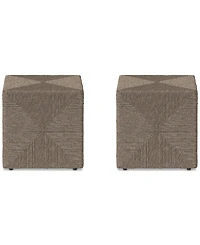 Sonetta Outdoor Seating Cube, Set of 2, Created for Macy's