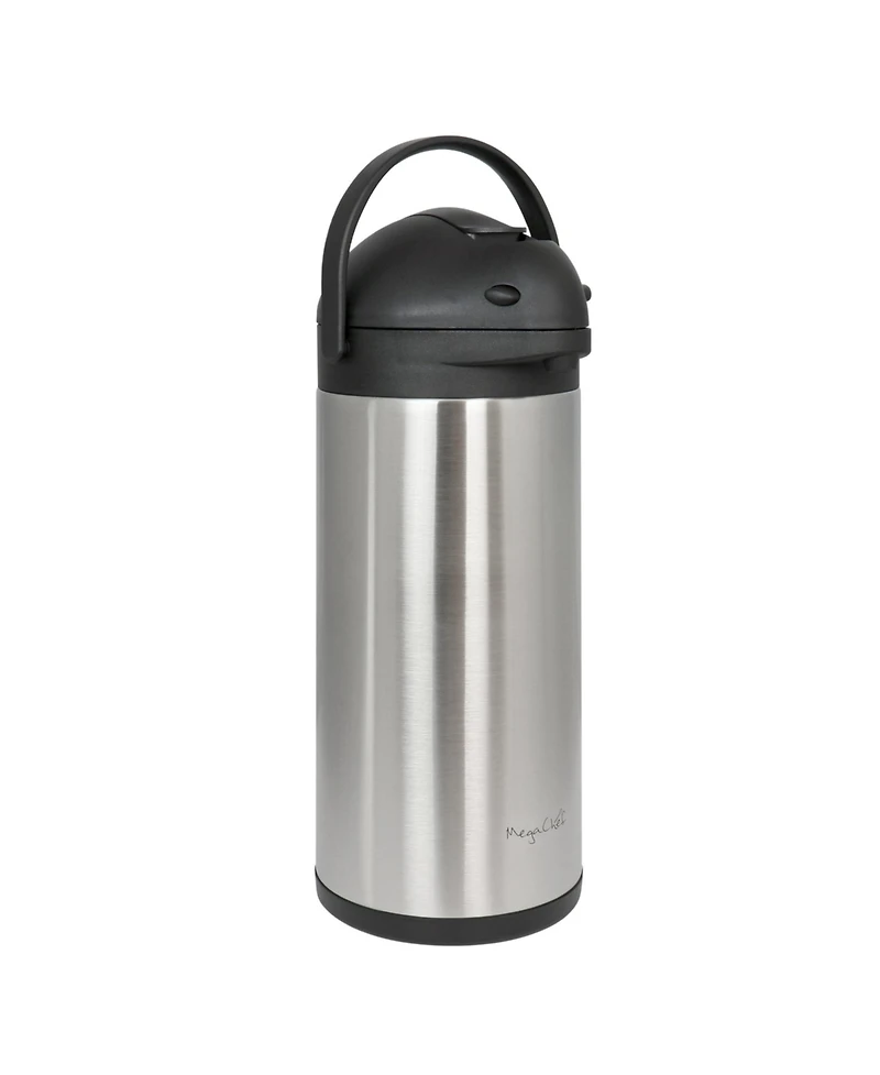 MegaChef Quart Stainless Steel Vacuum Body Pump Cap Air Pot