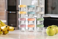 Sperric 12 Pack Glass Baby Food Storage Jars with Lids