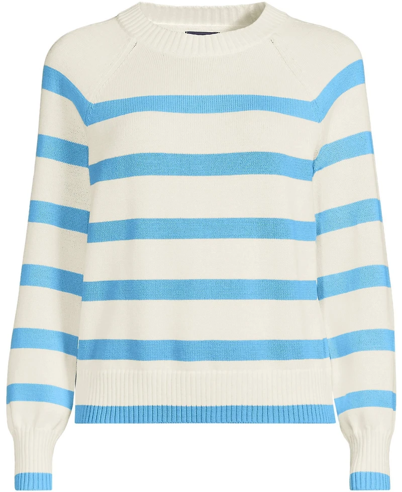 Lands' End Women's Drifter Raglan Sleeve Easy Fit Sweater