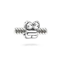 Bling Jewelry Bff Best Hugging Friends Forever Charm Bead Sterling Silver Bracelet