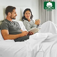 Soft 400 Thread Count 100% Cotton Deep Pocket Twin Fitted Sheet Only by California Design Den