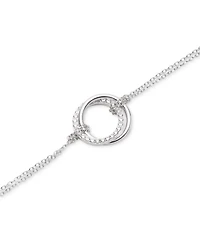 Lauren Ralph Lauren Sterling Silver Cubic Zirconia Pave Flex Bracelet