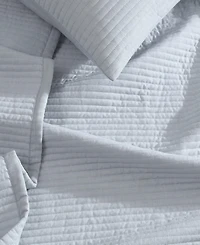Closeout! Calvin Klein Mini Channel Stitch Solid 3-Pc. Quilt Set