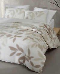 Calvin Klein Shadow Branches Melange Gauze 3-Pc. Comforter Set