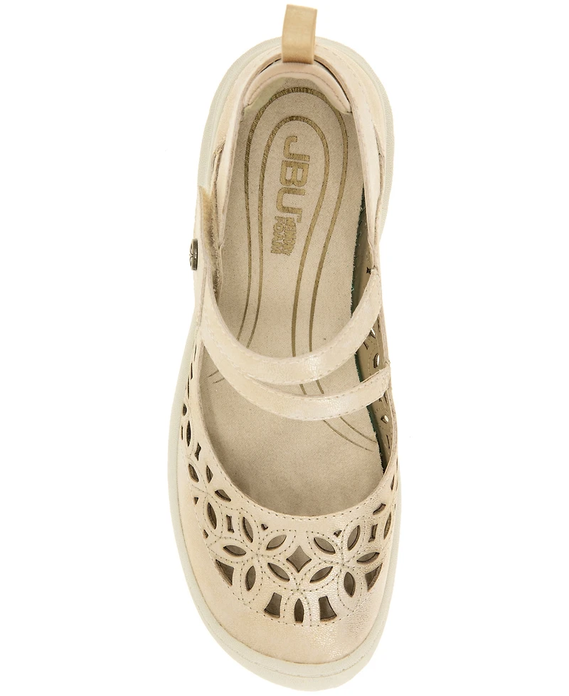 Jbu Women's Bellerose Encore Casual Mary Jane Flats