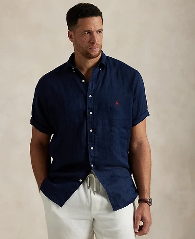 Polo Ralph Lauren Men's Big & Tall Linen Shirt