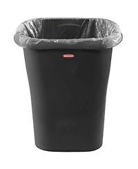 Rubbermaid 8 Gallon Plastic Home/Office Wastebasket Trash Can with Liner Lock
