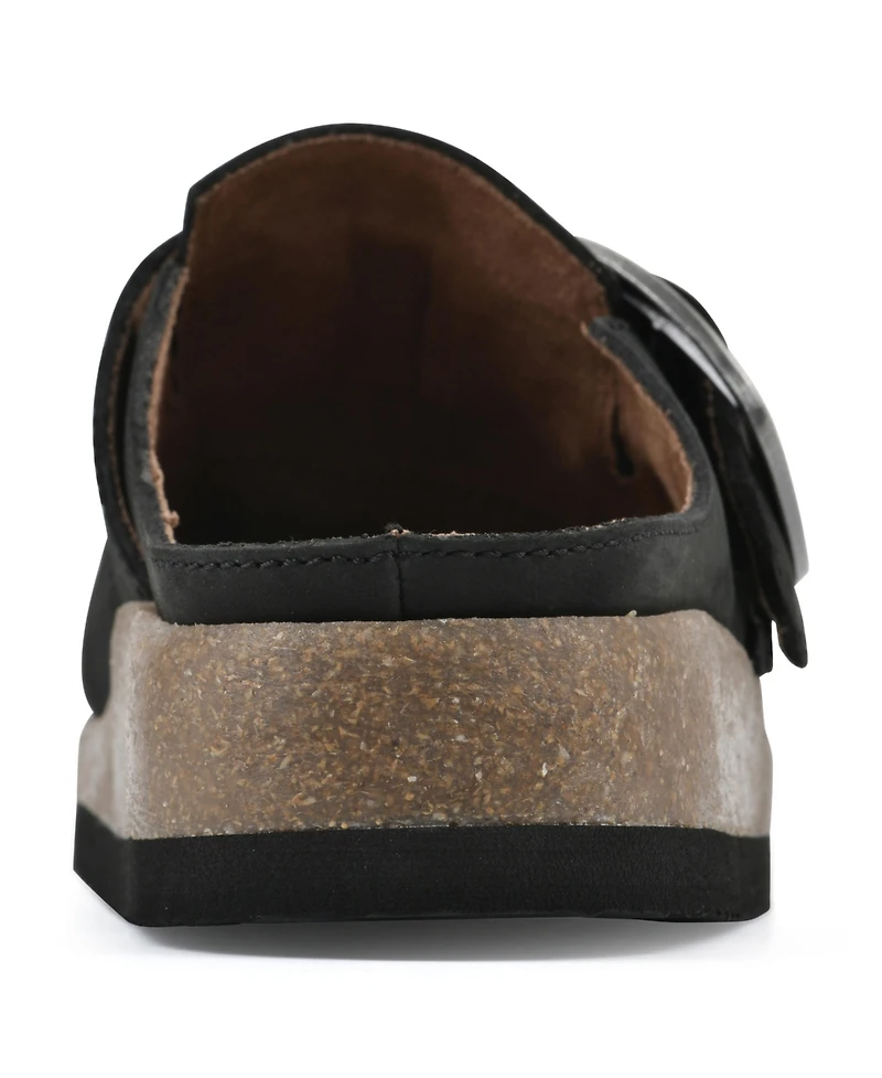 White Mountain Women's Bayberry Round Toe Mules