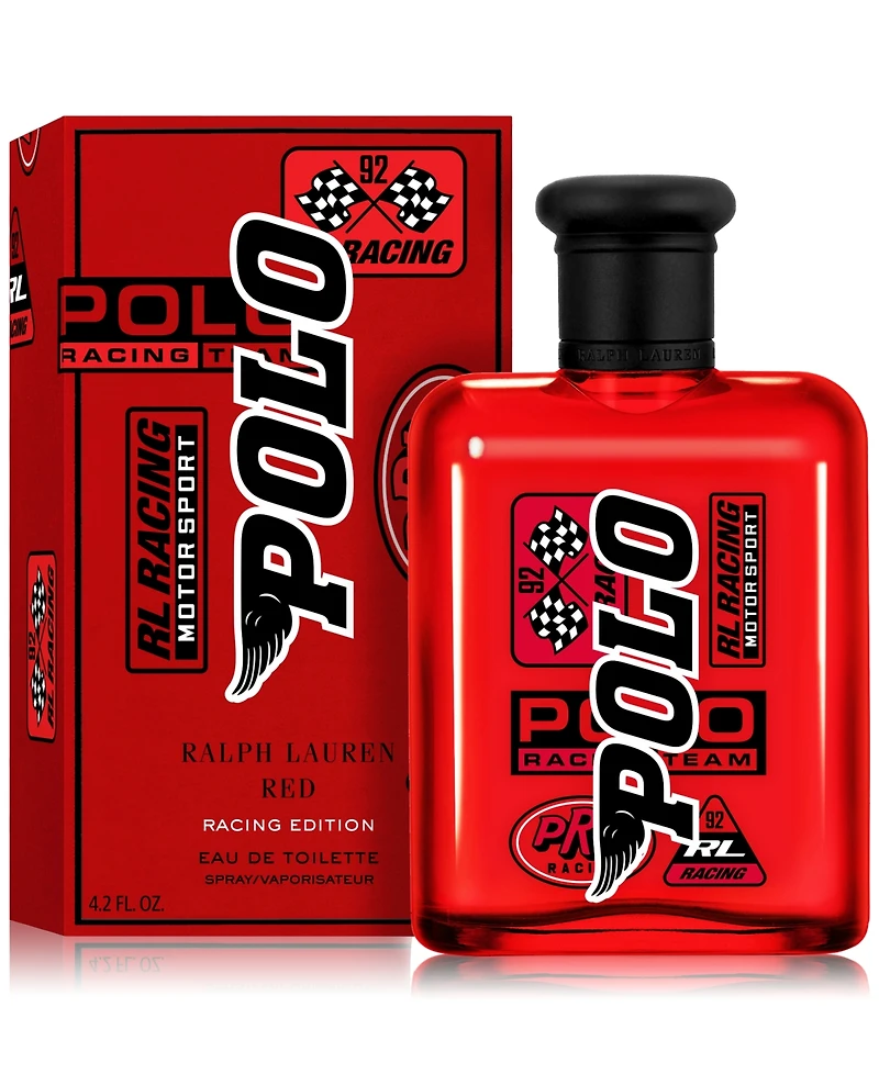 Ralph Lauren Men's Polo Red Eau de Toilette Racing Edition, 4.2 oz.