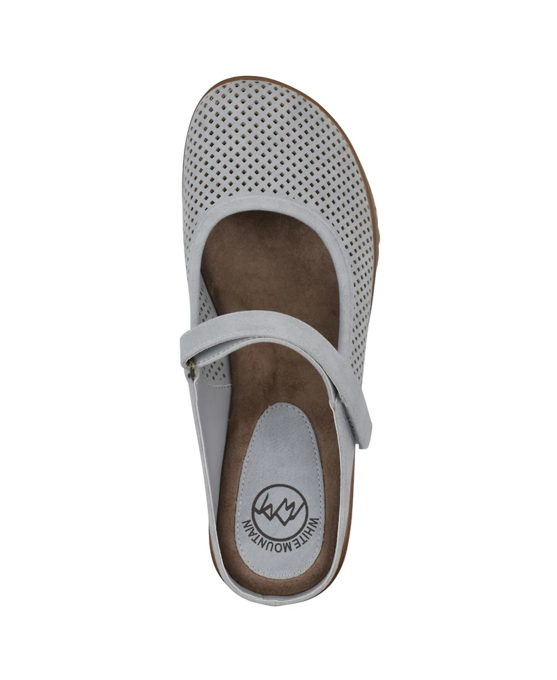 White Mountain Women's Vinto2 Mary Jane Clog Mules