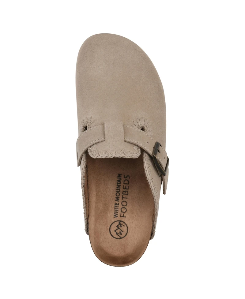 White Mountain Women's Bendees Round Toe Mules