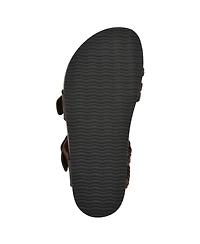 White Mountain Women's Haziest Round Toe Flat Sandals
