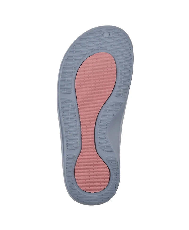 White Mountain Women's Rip Round Toe Flat Sandals