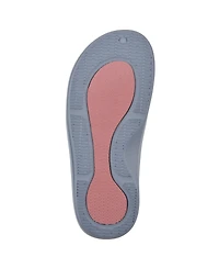 White Mountain Women's Rip Round Toe Flat Sandals