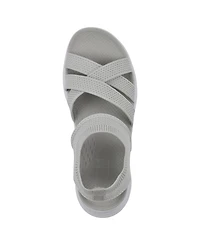 White Mountain Women's Charry Round Toe Flat Sandals