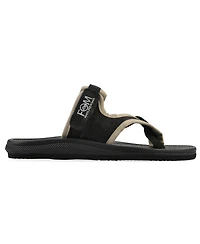 White Mountain Women's Basket Round Toe Flat Sandals