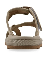 White Mountain Women's Basket Round Toe Flat Sandals
