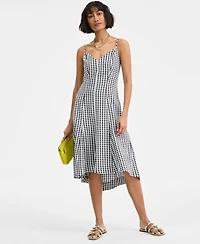 On 34th Women's Mommy & Me Gingham High-Low Midi Dress, Exclusively at Macy's