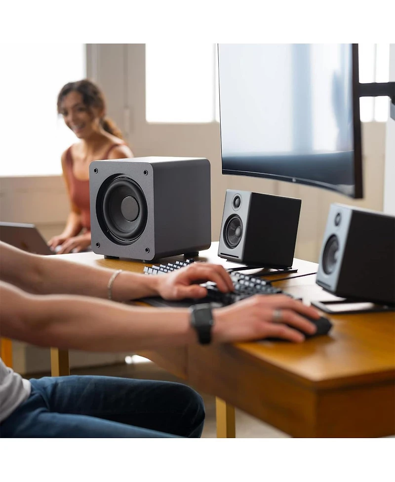 Audioengine S6 6" Powered Compact Subwoofer (Grey)