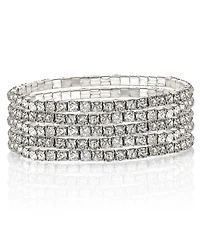 Jessica Simpson 5-Piece Rhinestone Bracelet Set