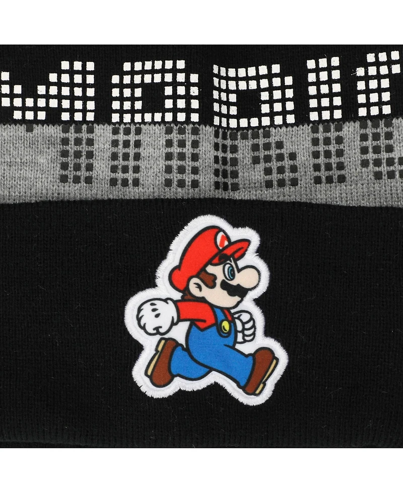 Super Mario Boys Bros Mario Youth Beanie & Glove Set