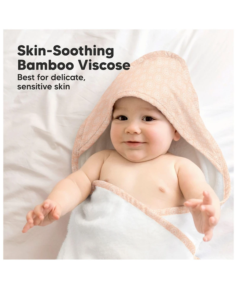 KeaBabies Luxe Baby Hooded Towel, Bath Towels, Beach Towel for Newborn, Kids