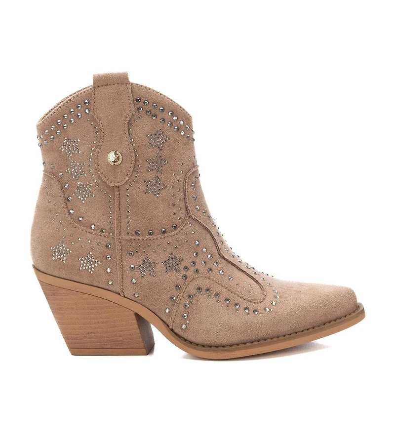 Women's Italian Western Suede Booties By Xti