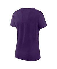 Logo Athletic Women's Purple Baltimore Ravens Lean T-Shirt