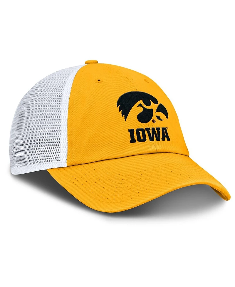 Nike Men's Gold Iowa Hawkeyes Club Trucker Adjustable Hat