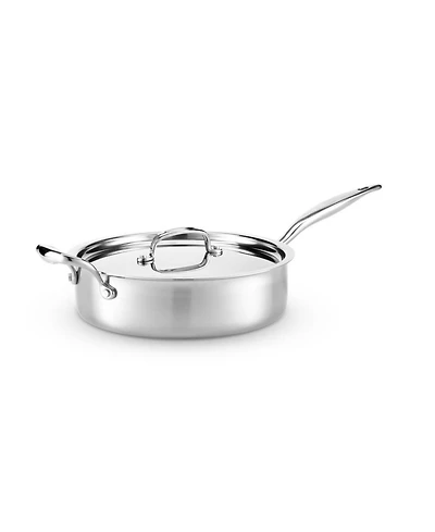 Heritage Steel Titanium Series Fully Cladded 4-Quart Saute Pan with Lid